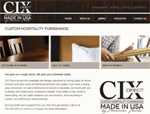 Tablet Screenshot of cixdirect.com